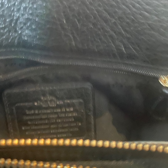 Authentic Coach satchel, black and gold twist-Lock and top handle bag - Picture 13 of 16